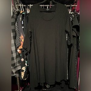 Torrid Black Sweater Dress w/ 3/4 Sleeve | 3XL